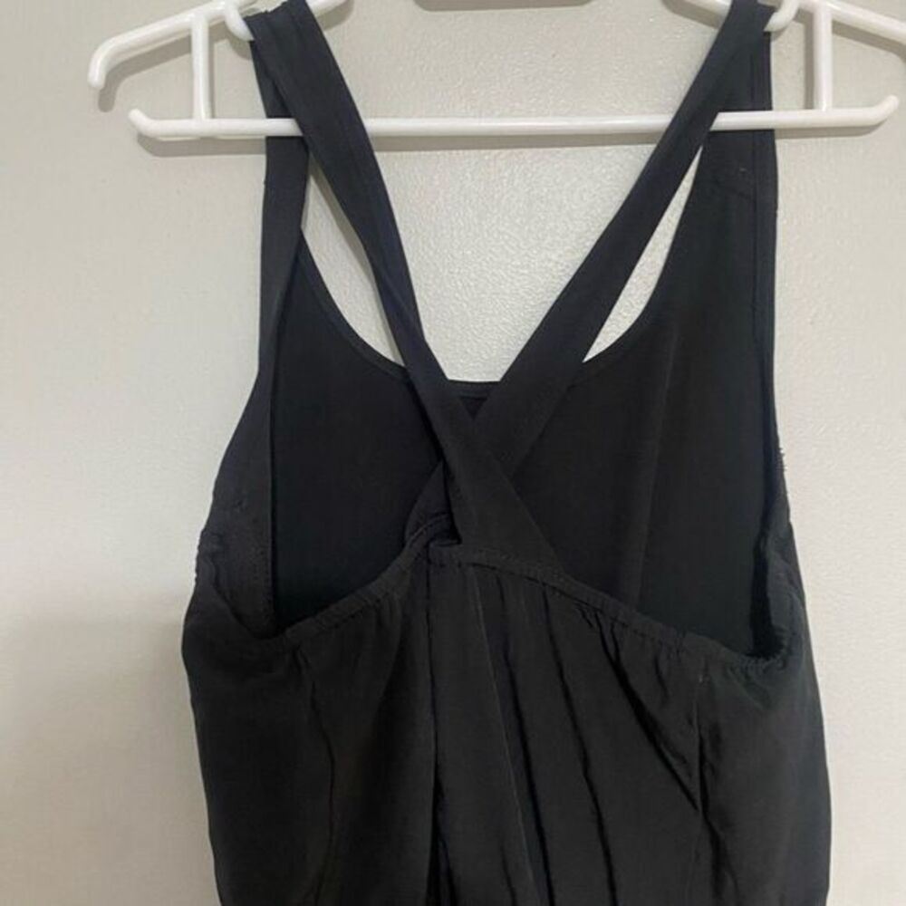 Toddler Girls Black Athletic Works One Piece‎ Romper Size Small 6-6x - Picture 2 of 5